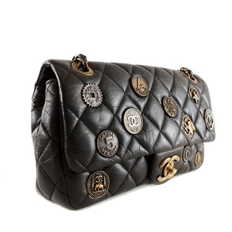 chanel 2015 aged calfskin flap bag embellished with medallions|chanel handbags fall 2015.